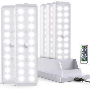 LED Closet Light with Charging Station, 20LEDs Dimmer Rechargeable Motion Sensor